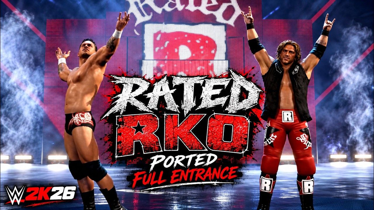 1280x720 WWE 2K26 Rated -RKO Full Ported Entrance , ft. Randy Orton & Edge Mod