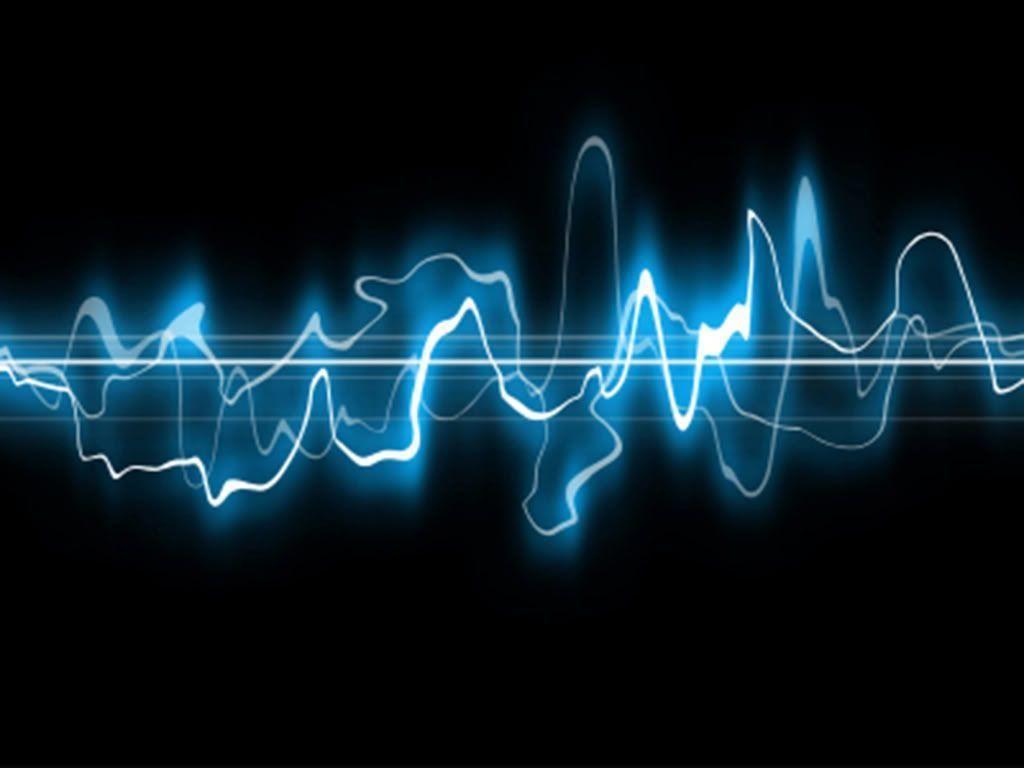 electric soundwave background