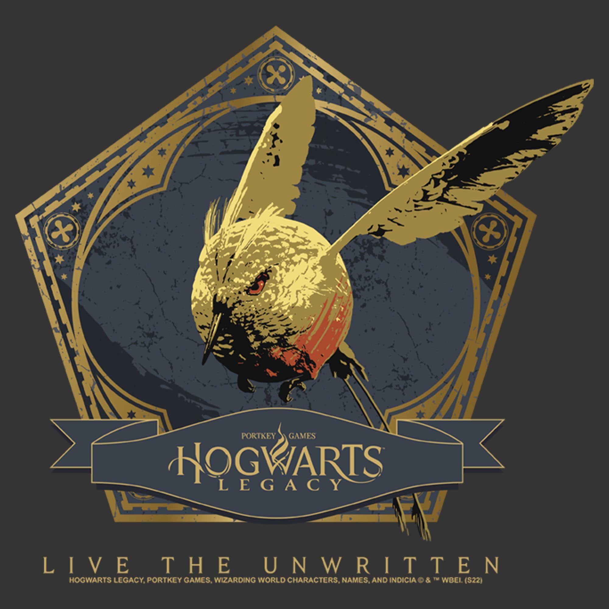 2000x2000 Men's Hogwarts Legacy Golden Snidget Logo Graphic T Shirt