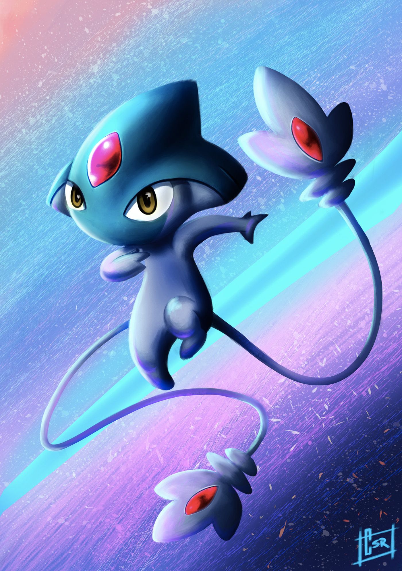 1400x1986 Fanart Azelf - Behance