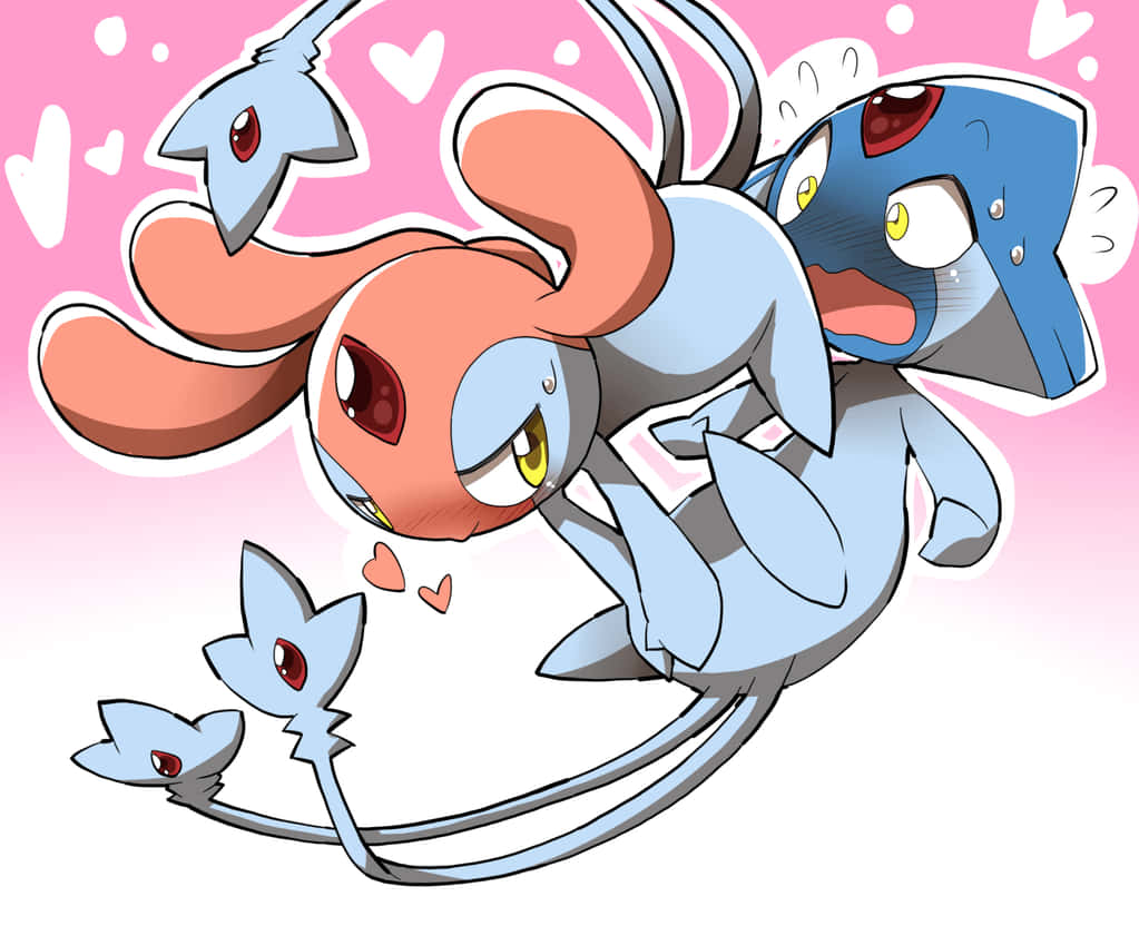 1023x841 Download Azelf With Mesprit Wallpaper