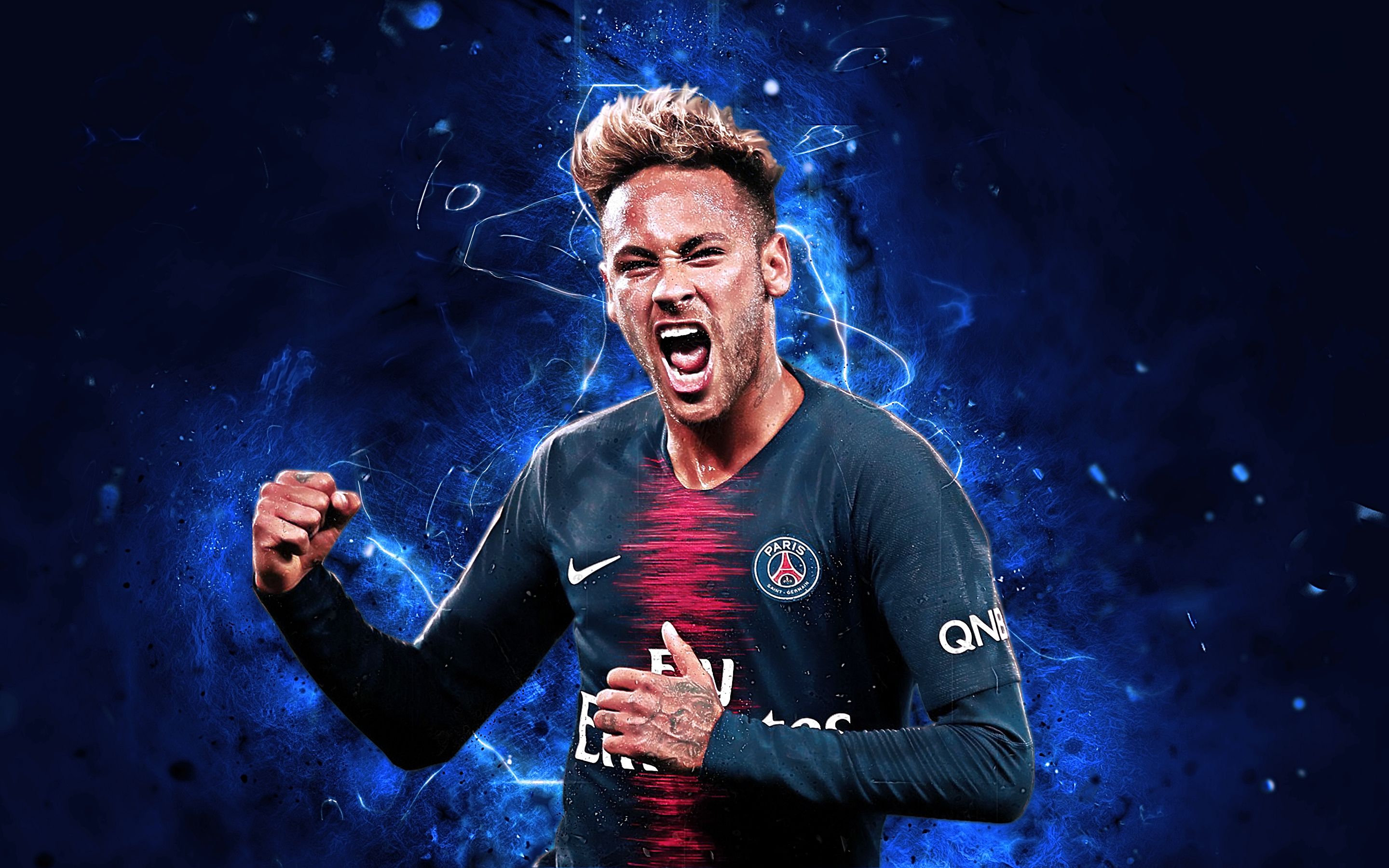 2880x1800 Phone wallpaper: Neymar, Paris Saint Germain F C, Soccer, Sports 447216