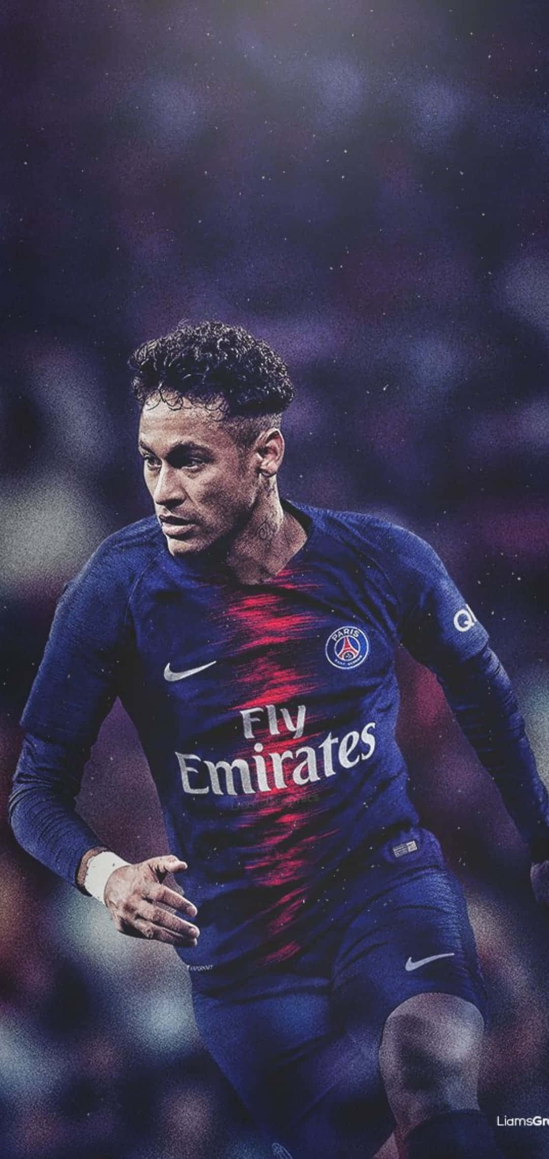 1080x2280 Download Neymar Jr. enjoying his new iPhone Wallpaper