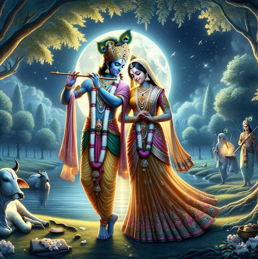 892x894 Radha Krishna Wallpaper. Peel & Stick Premium Wallpaper