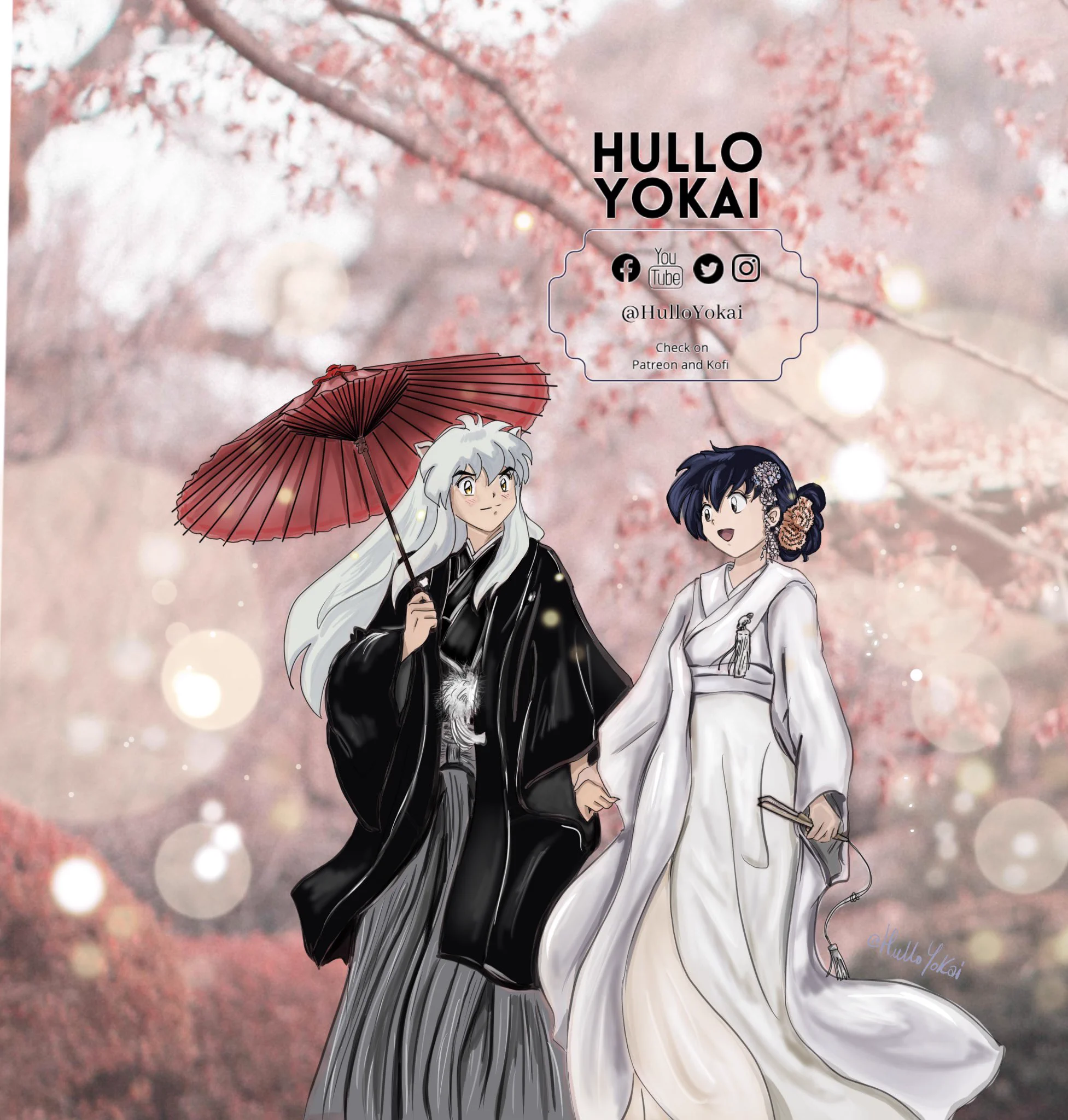 1953x2048 X-এ Hullo Yōkai