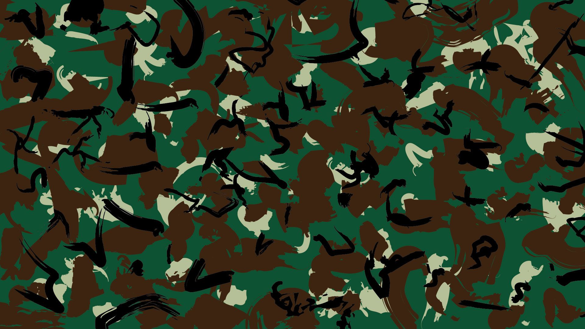 1920x1080 Background Loreng Doreng TNI Indonesia Full HD 1080p