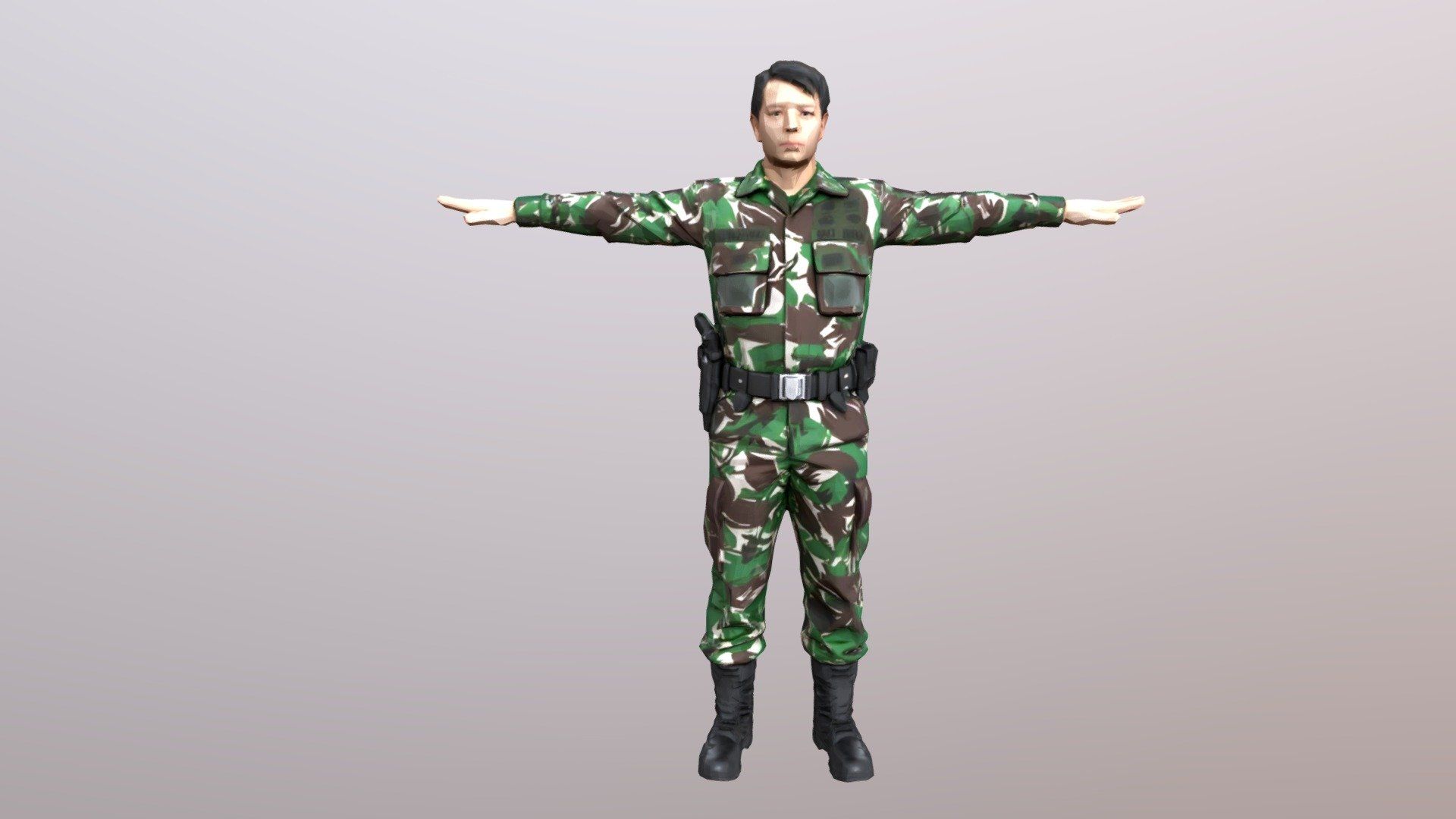 1920x1080 Tentara TNI AD Free 3D model by trisutrisno [ed38c5a]