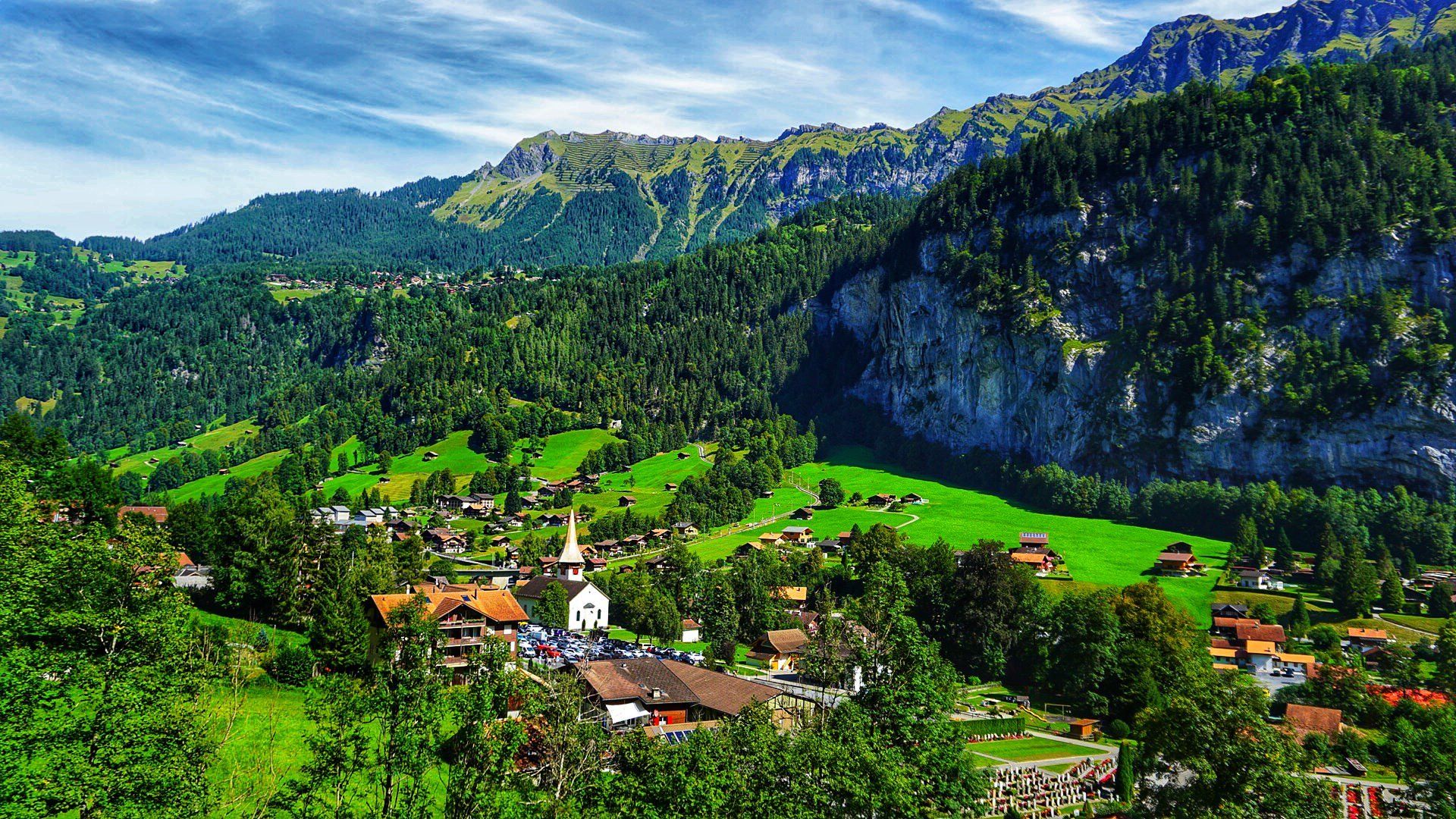 1920x1080 Places to Visit on Lake Brienz, Switzerland