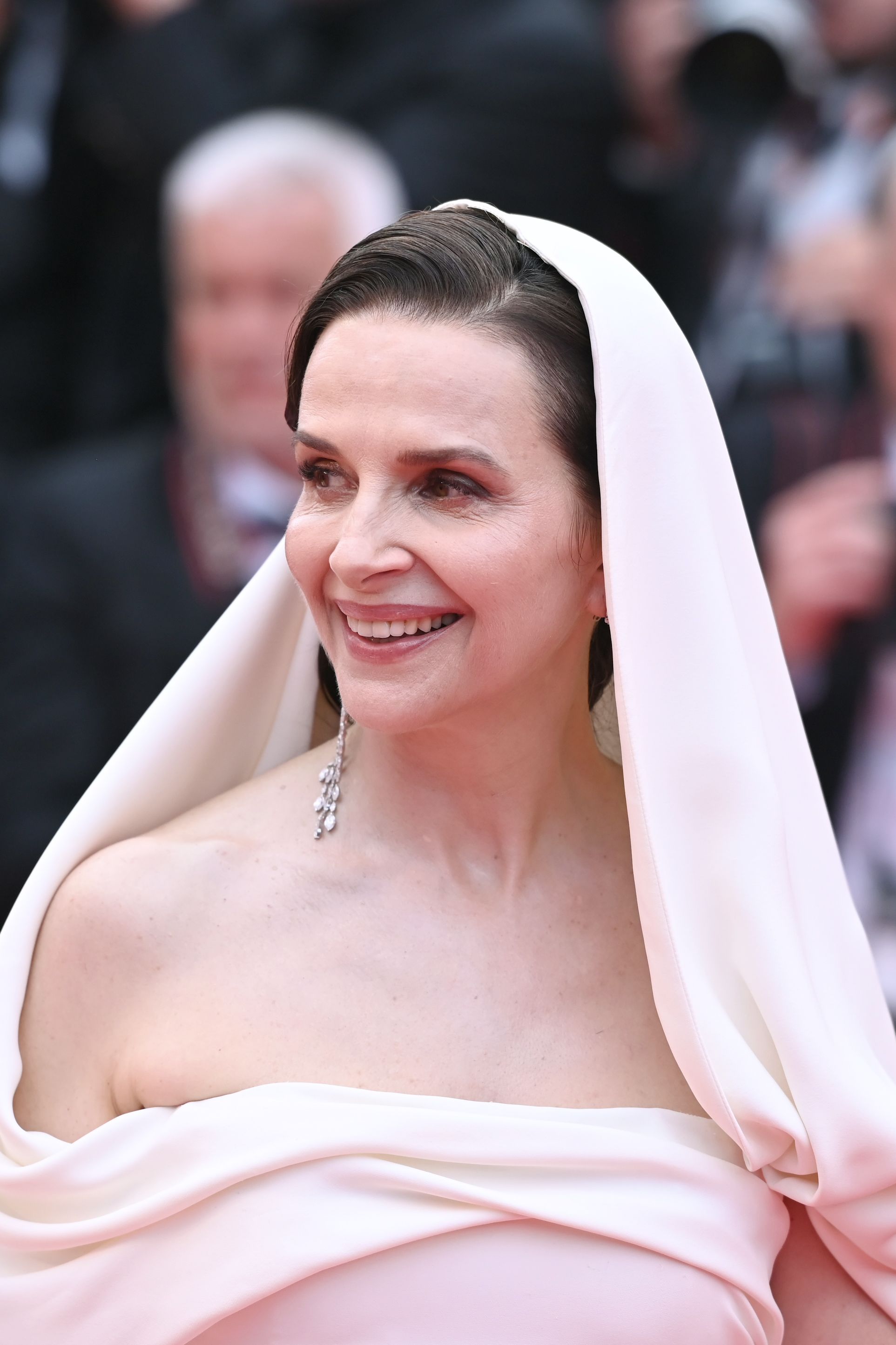 1925x2890 Juliette Binoche's Elegant Cannes Film Festival 2025 Opening Ceremony Ensemble Took 200 Hours to Make