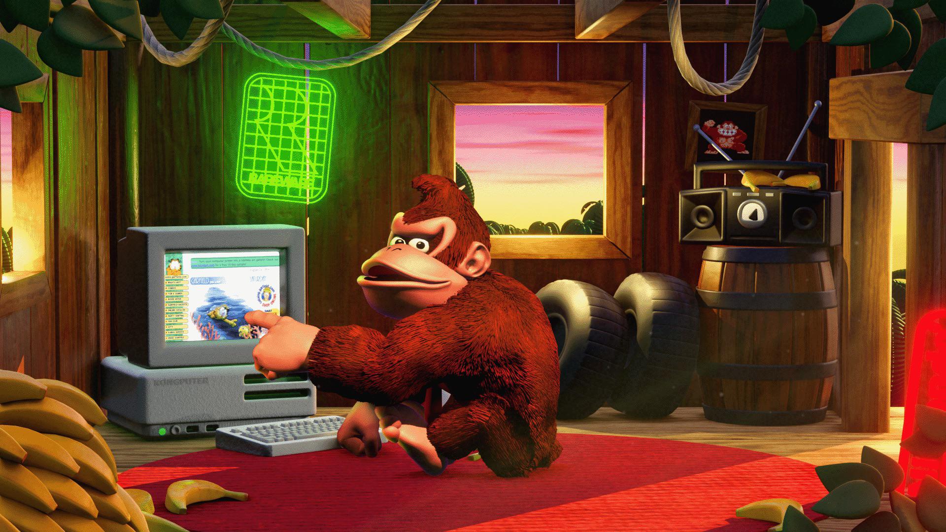 1920x1080 some donkey kong wallpaper for y'all :)