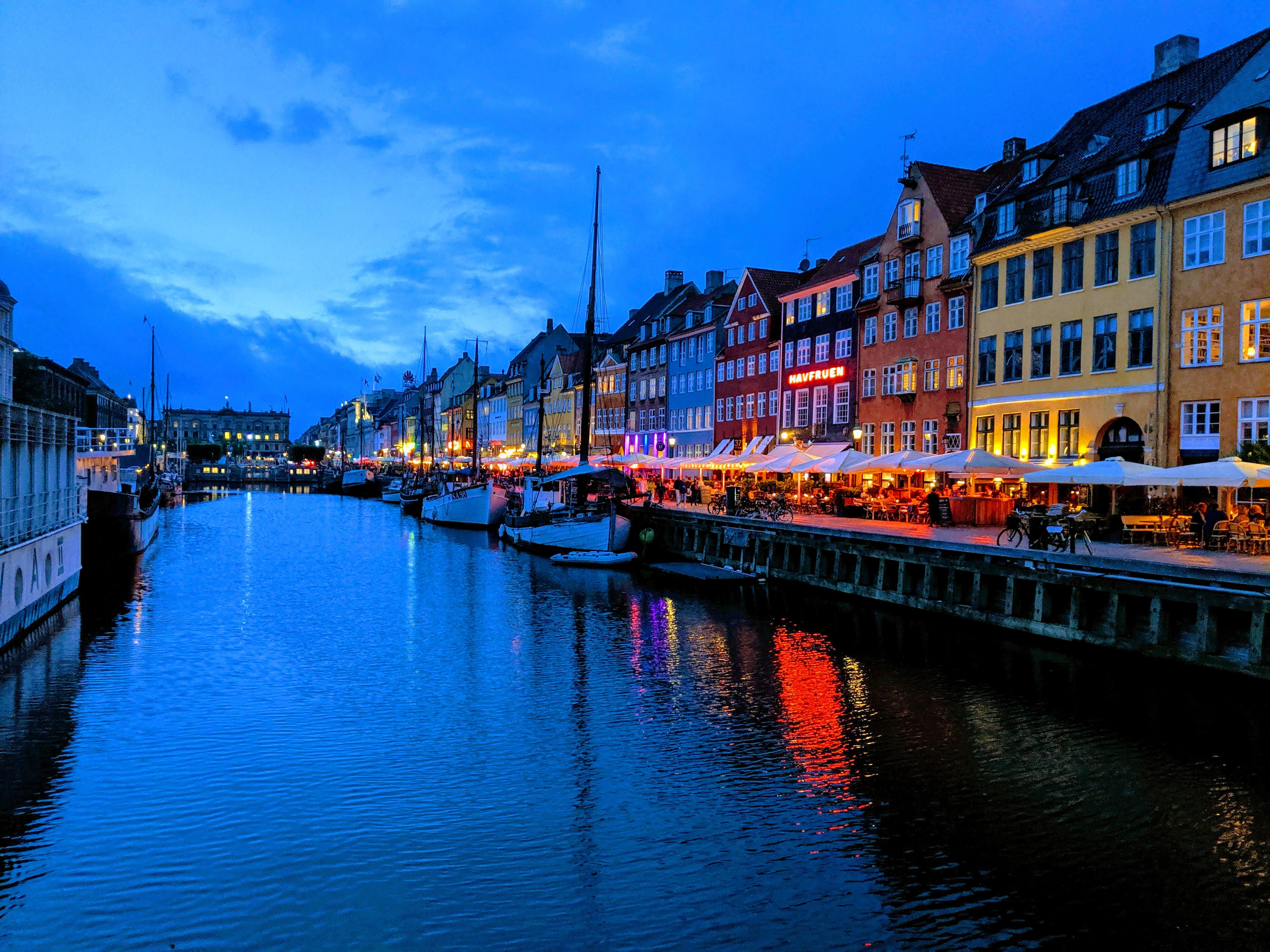 4032x3024 Took this photo of Nyhavn last night. Copenhagen is a beautiful city
