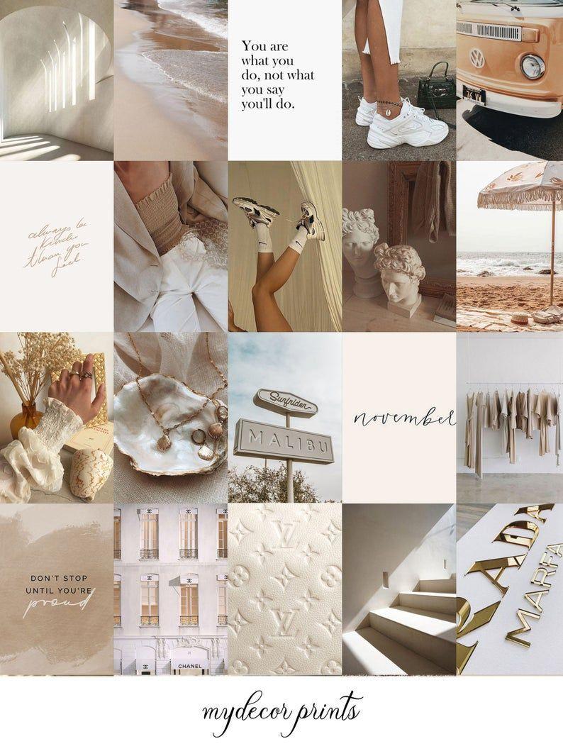 Beige Aesthetic Collage Wallpapers - Top Free Beige Aesthetic Collage ...