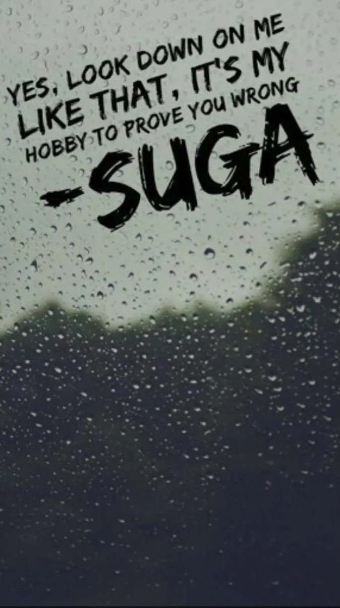674x1205 BTS SUGA quote wallpap wallpaper