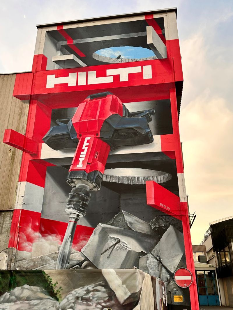 800x1066 hilti #hiltinuron #nuron #mural #jackhammer #cordlesstools #batterytools #powerupwithnuron #powerupwithhilti #lifeathilti #makingconstructionbetter. Ewald A. Kaluscha
