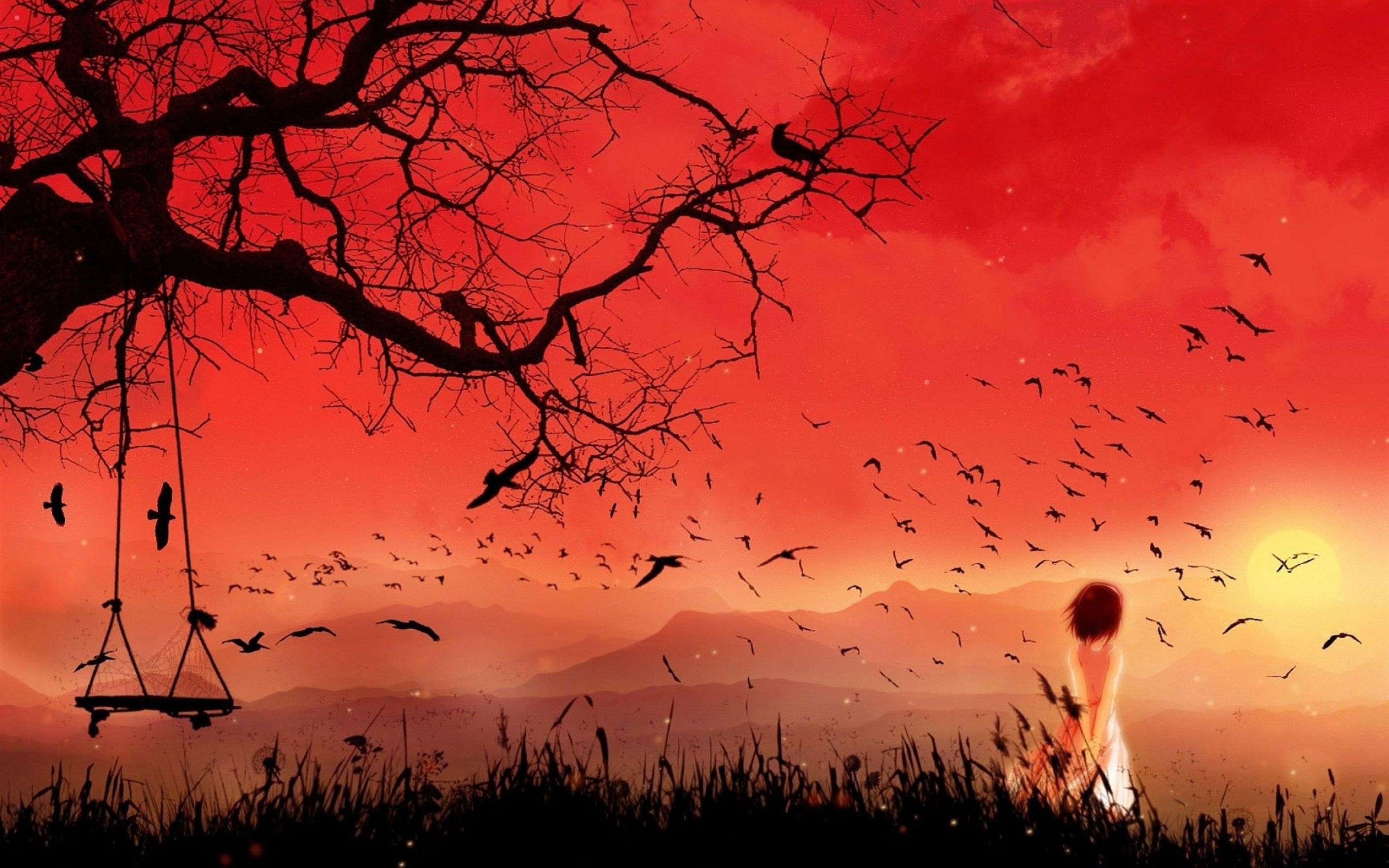 Anime Red Sky Wallpapers - Top Free Anime Red Sky Backgrounds