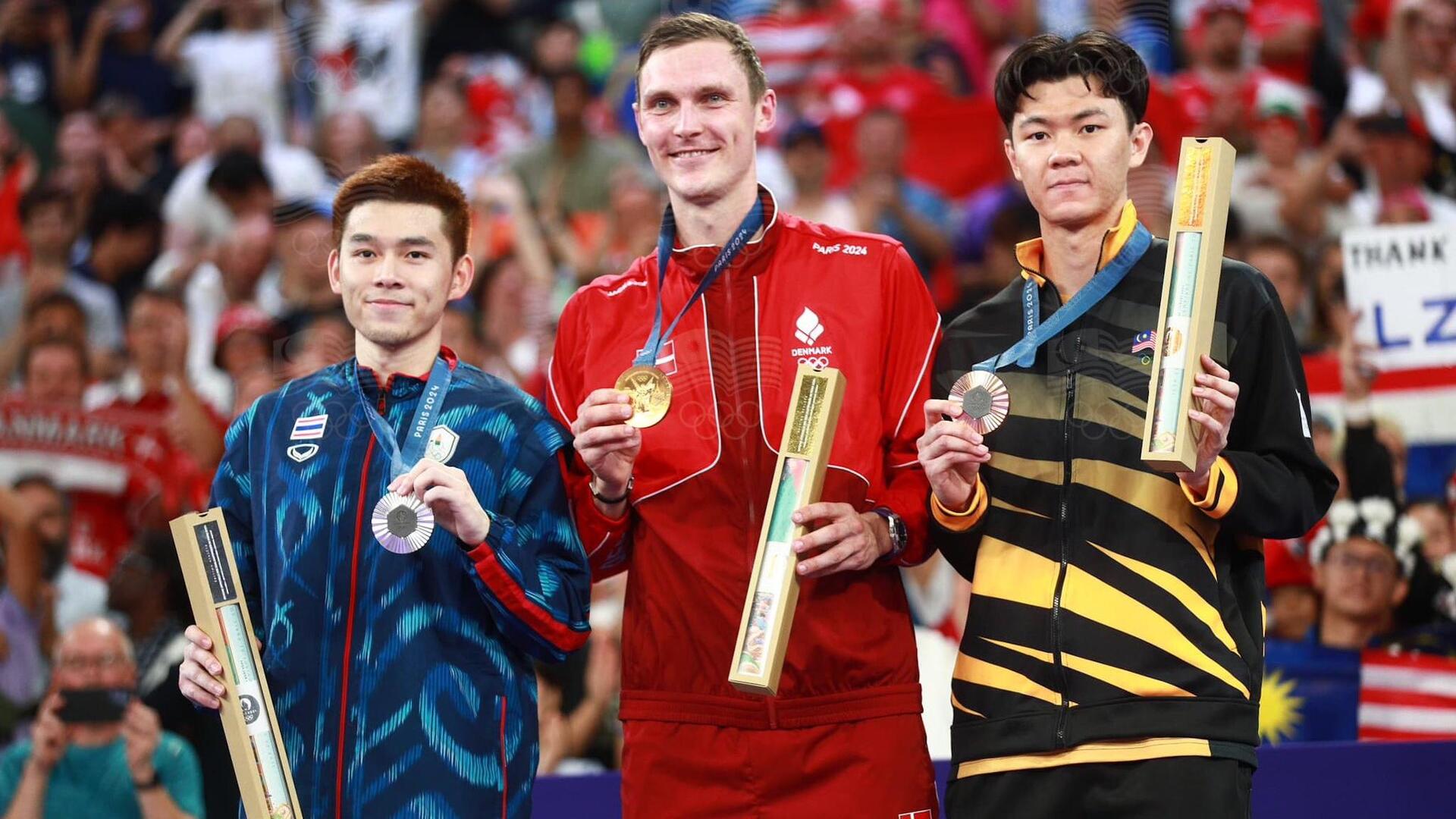 1920x1080 Paris Olympics, badminton: Viktor Axelsen clinches second successive gold medal