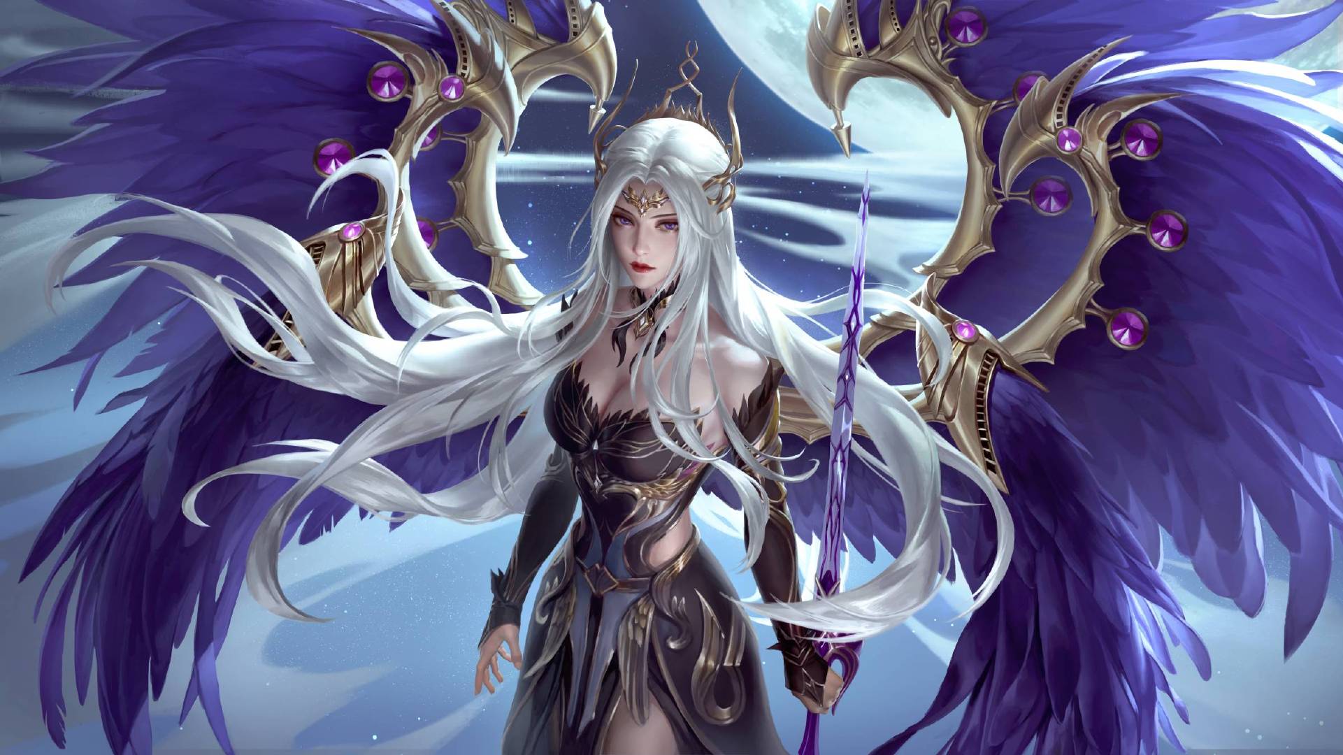 1921x1080 Enjoying Qian Renxue Fanart (Not Mine)