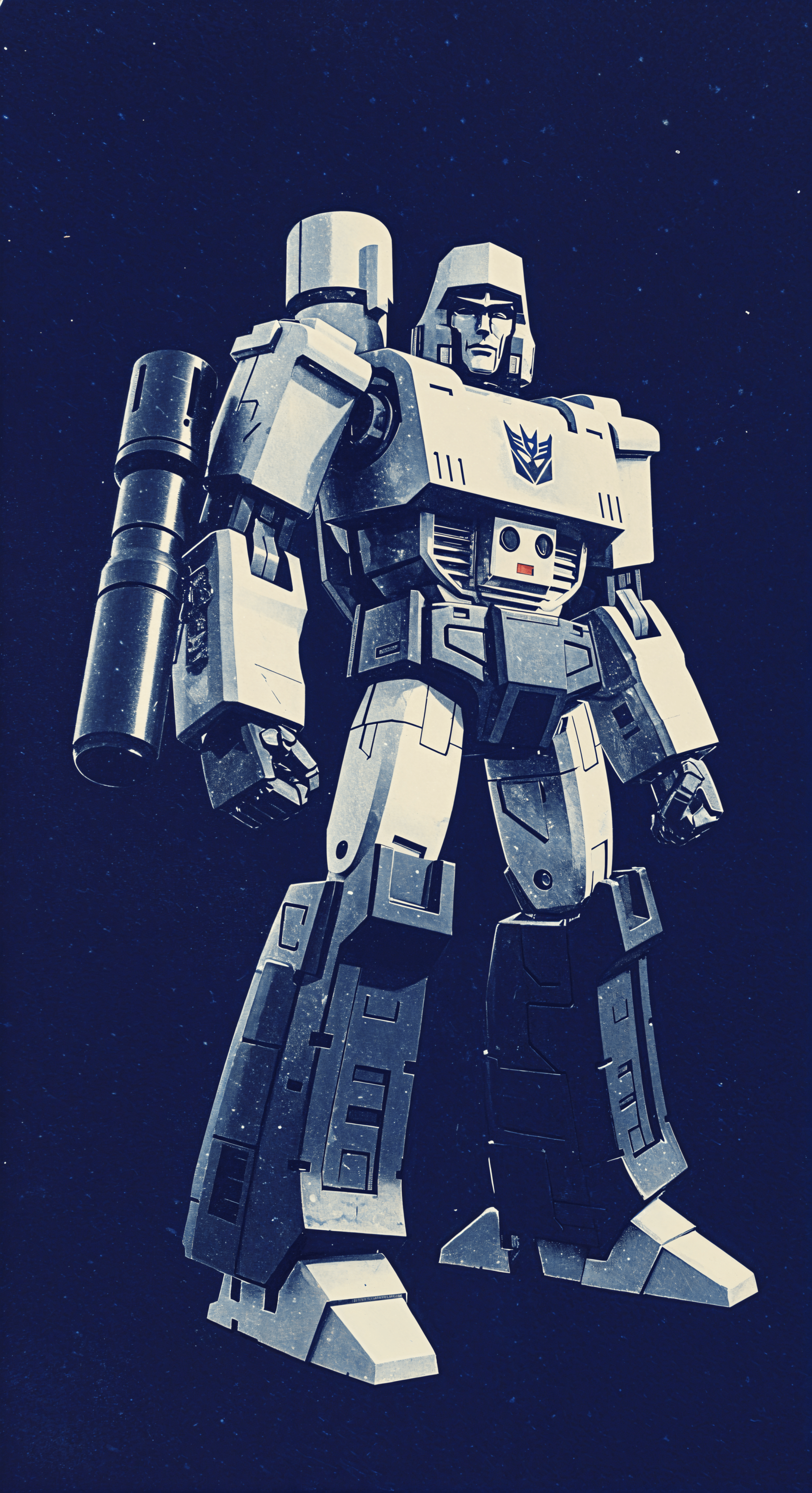 1920x3529 Megatron Phone Wallpaper: Power in Every Pixel