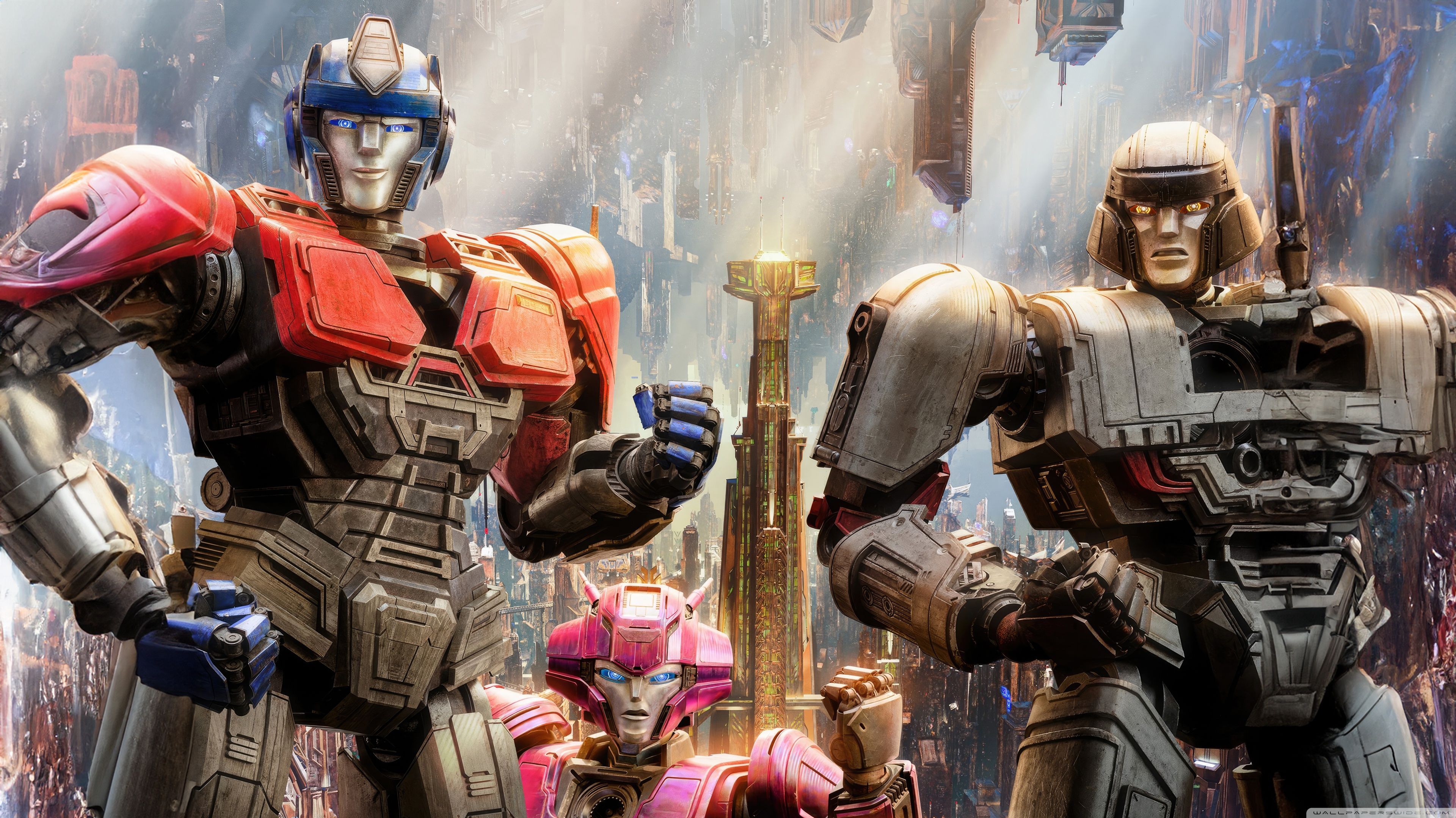 3840x2160 Transformers One, Optimus Prime, Megatron and Elita 4K UHD Wallpaper for UltraHD Desktop and TV : Widescreen and UltraWide Display : Smartphone and Tablet Devices