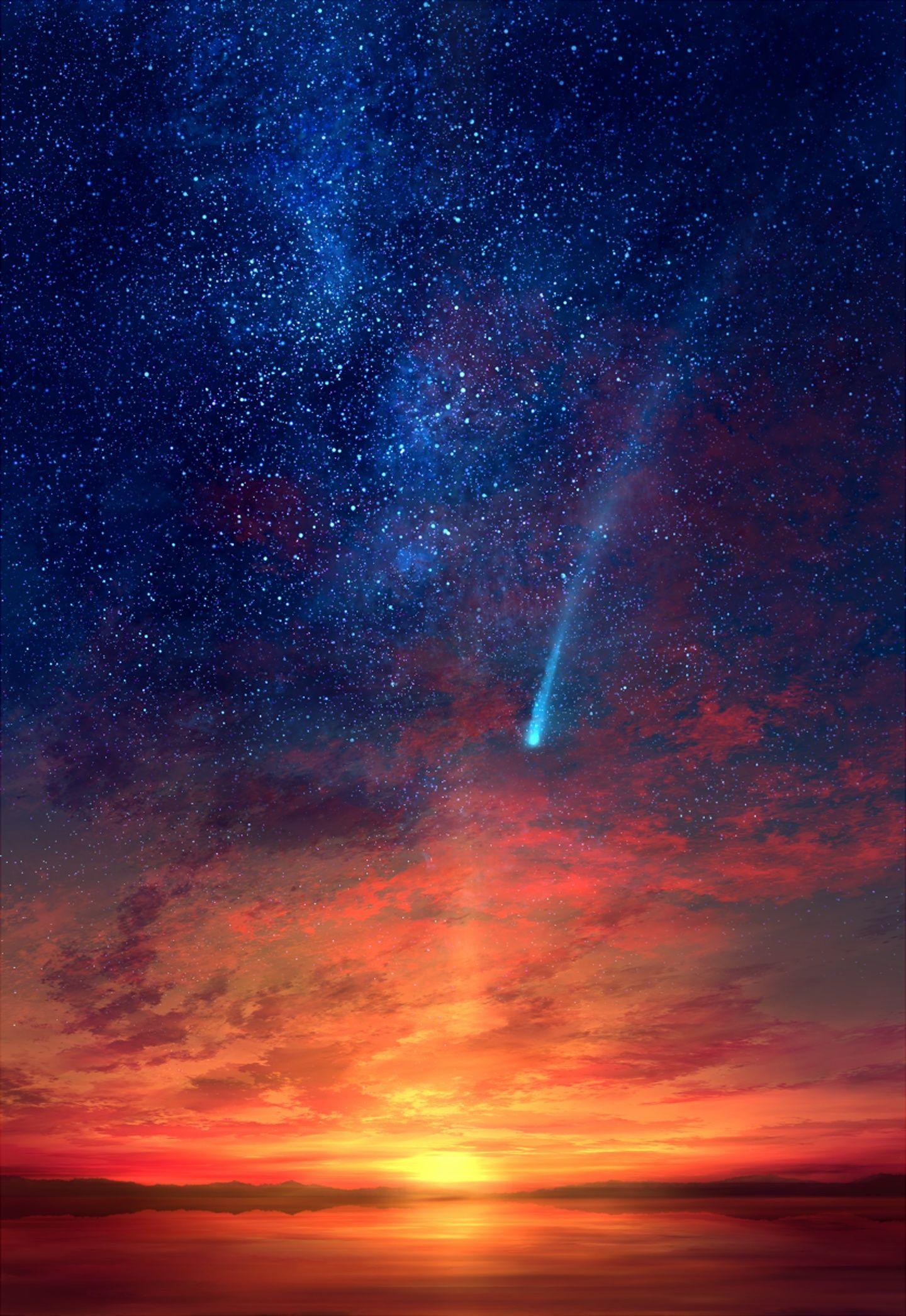 Anime Red Sky Wallpapers - Top Free Anime Red Sky Backgrounds ...