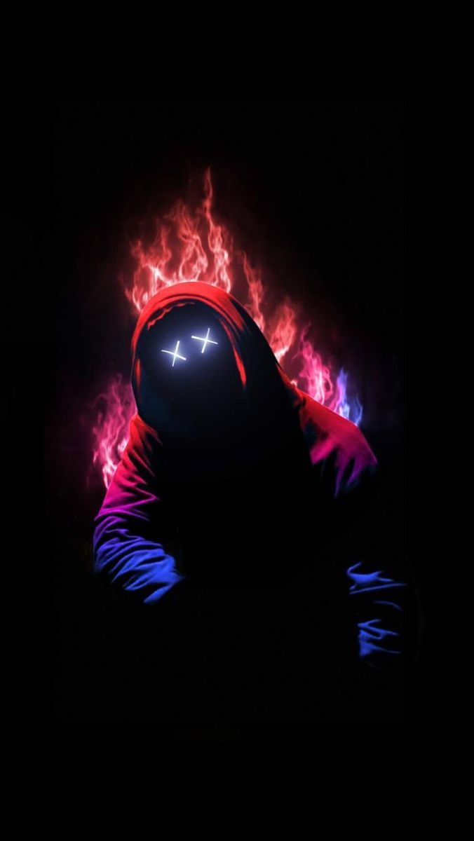 676x1200 Hacker (Neon Mask)