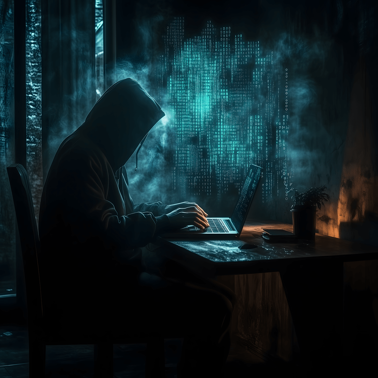 1280x1280 Download Hacker Internet Security. Royalty Free Stock Illustration Image