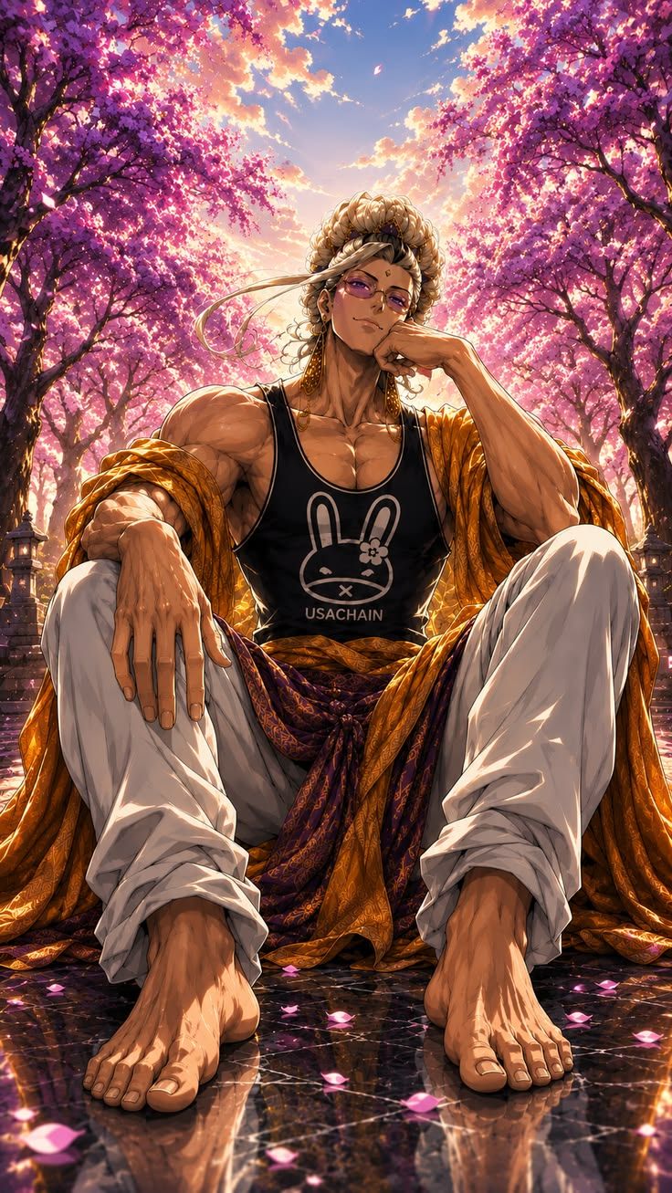 736x1307 Buddha. Record of Ragnarok Anime Wallpaper 4K