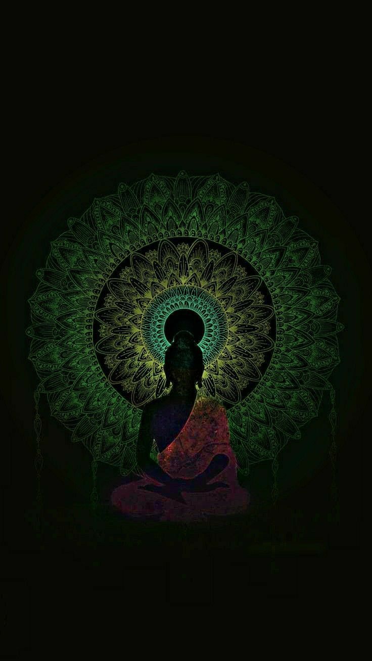 736x1308 Psychedelic Buddha Wallpaper