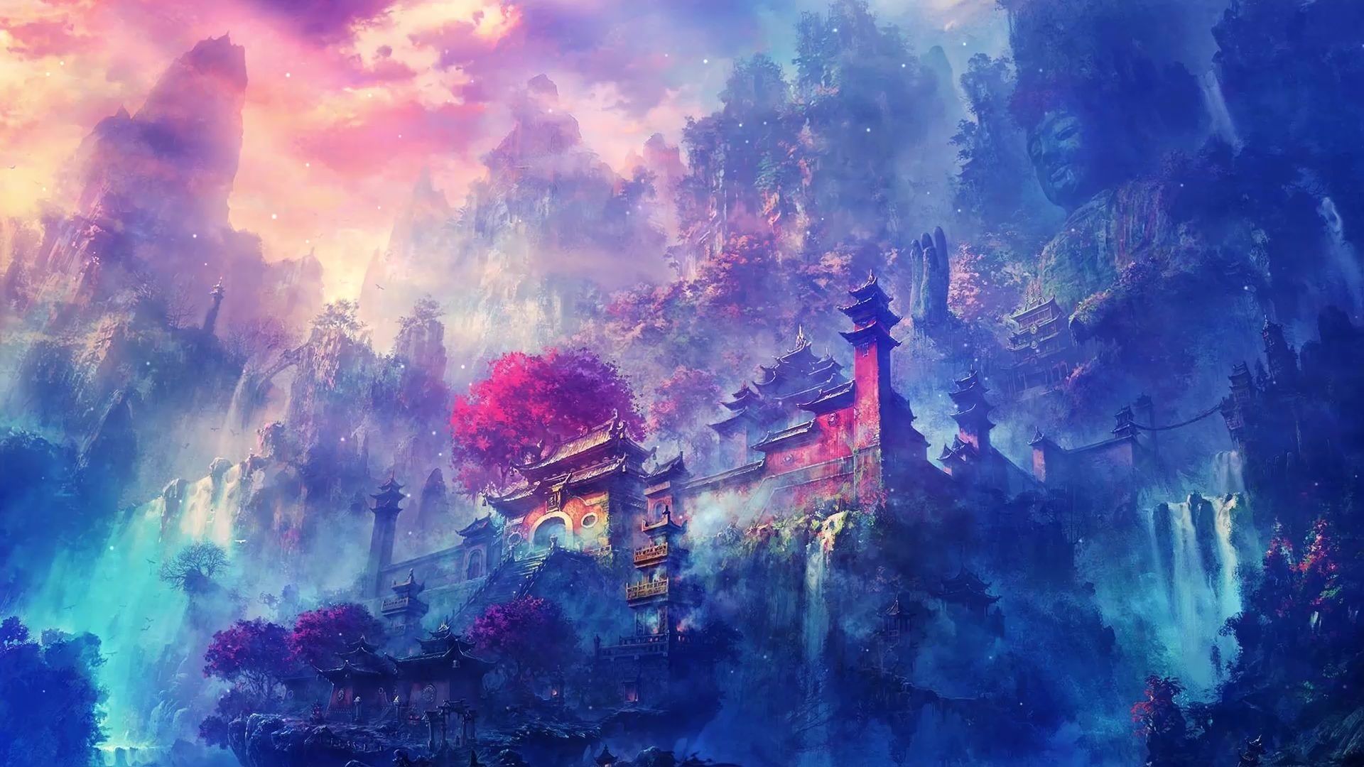 1920x1080 Buddhist Temple Live Wallpaper