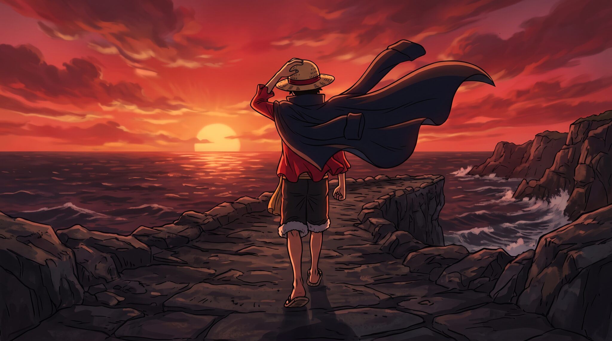2048x1143 Best Luffy PFP. Free Download, Aesthetic, One Piece, 4K PFP World