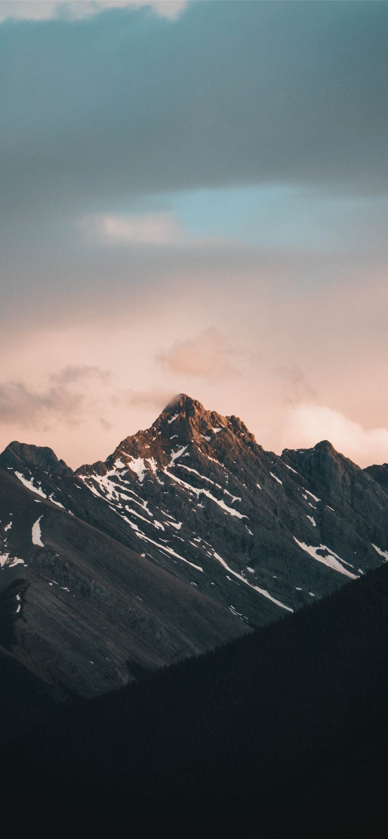 1284x2778 rocky mountains iPhone Wallpaper Free Download