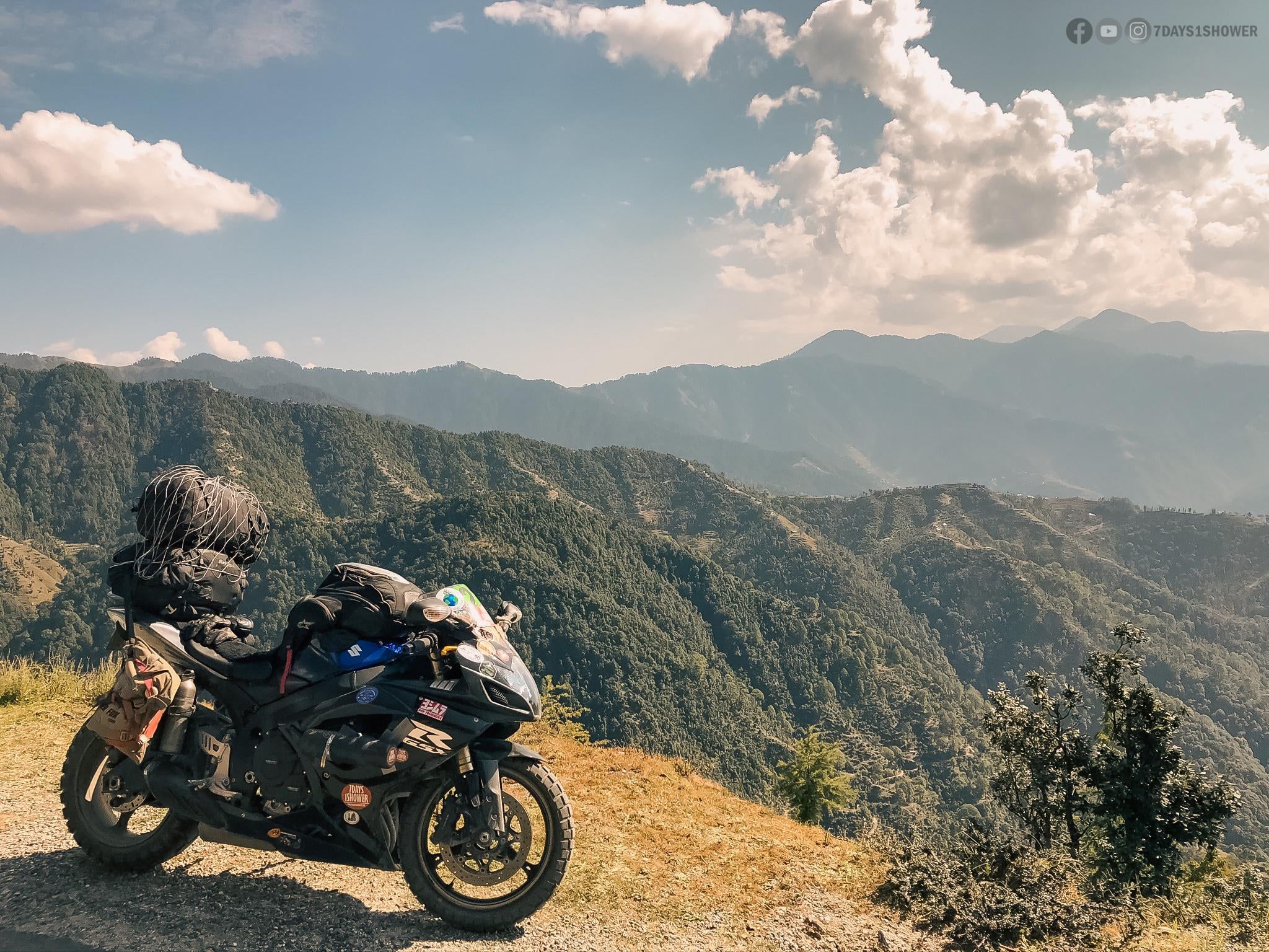 2048x1536 My GSXR up in the hills above Chamba (Himachal Pradesh)