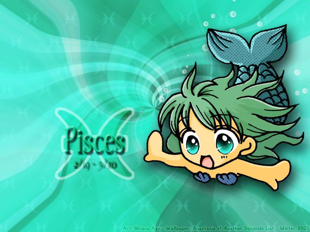 1024x768 Cute Zodiac Sign Wallpaper