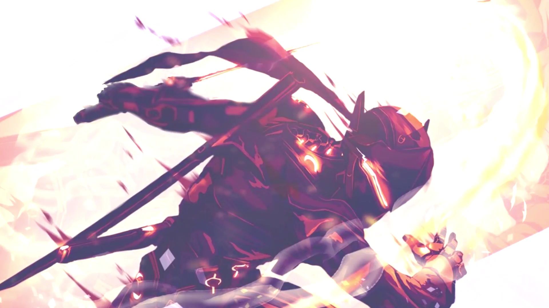 1920x1080 Genji Hangzhou Spark Home Skin Overwatch Live Wallpaper