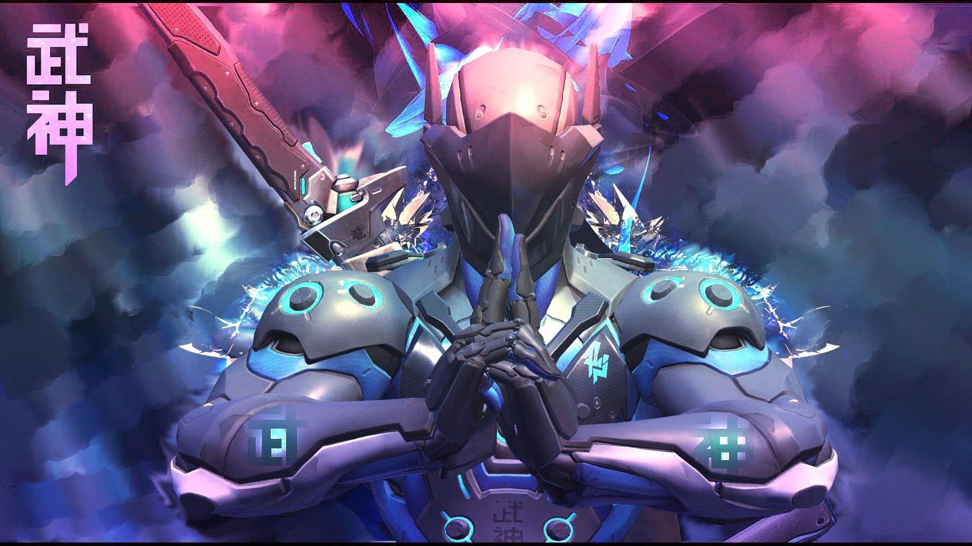 1920x1080 Found A Genji Wallpaper online and Edited It!