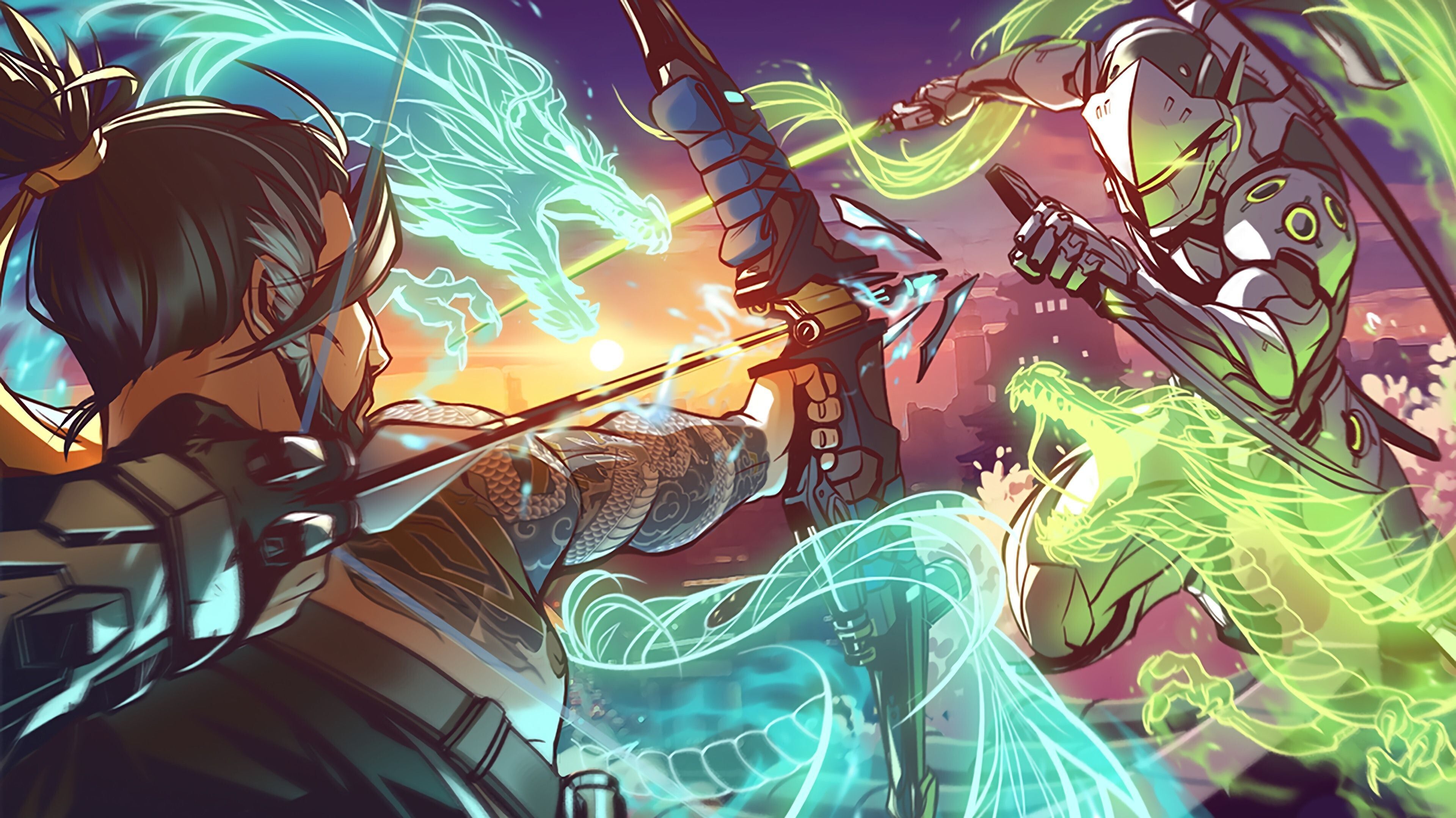 3840x2160 Genji Wallpaper