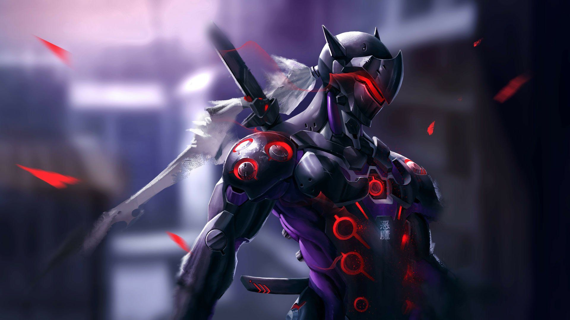 1920x1080 Download Genji (Overwatch) Video Game Overwatch HD Wallpaper