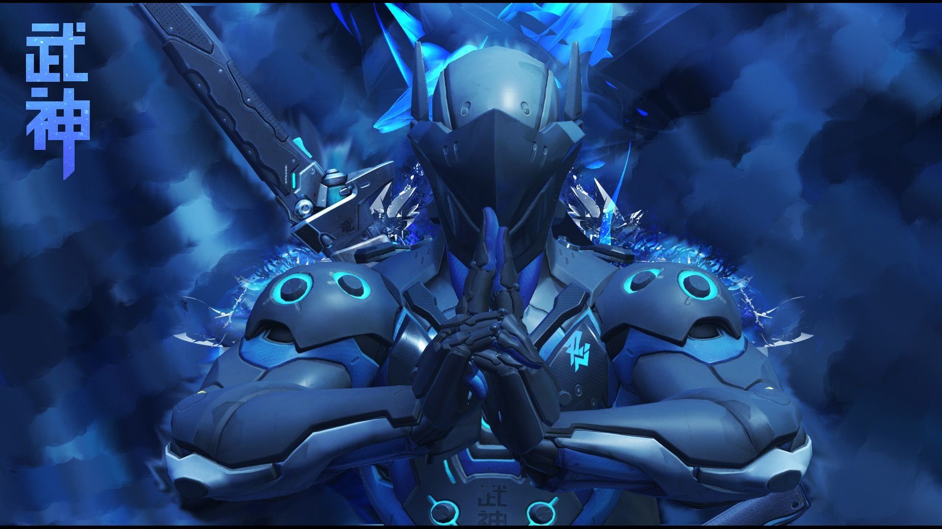 1920x1080 Found A Genji Wallpaper online and Edited It!