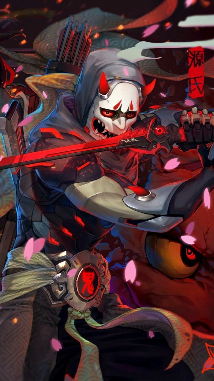 720x1280 Genji oni. Genji wallpaper, Samurai concept, Hanzo wallpaper
