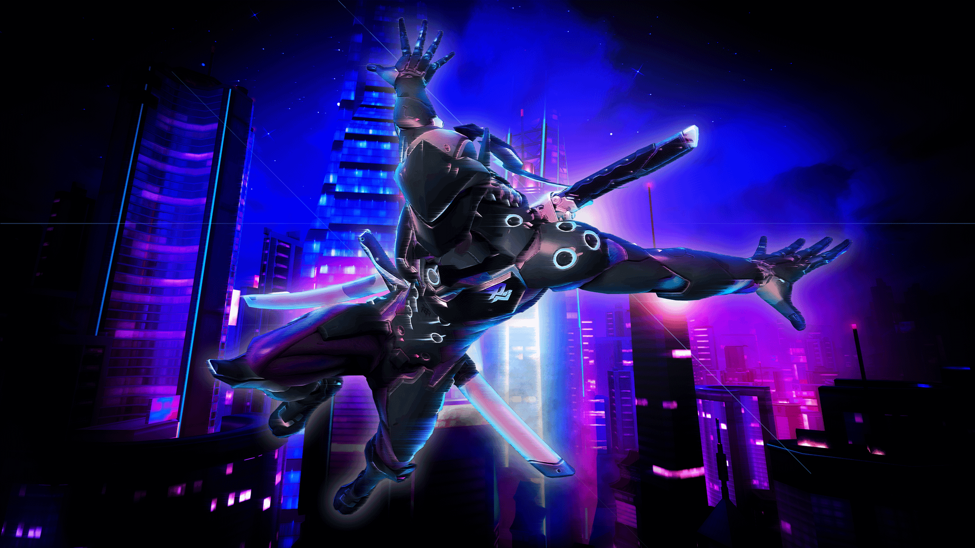 1920x1080 I made this Genji wallpaper. I hope you guys like it. (Mobile version in comments)