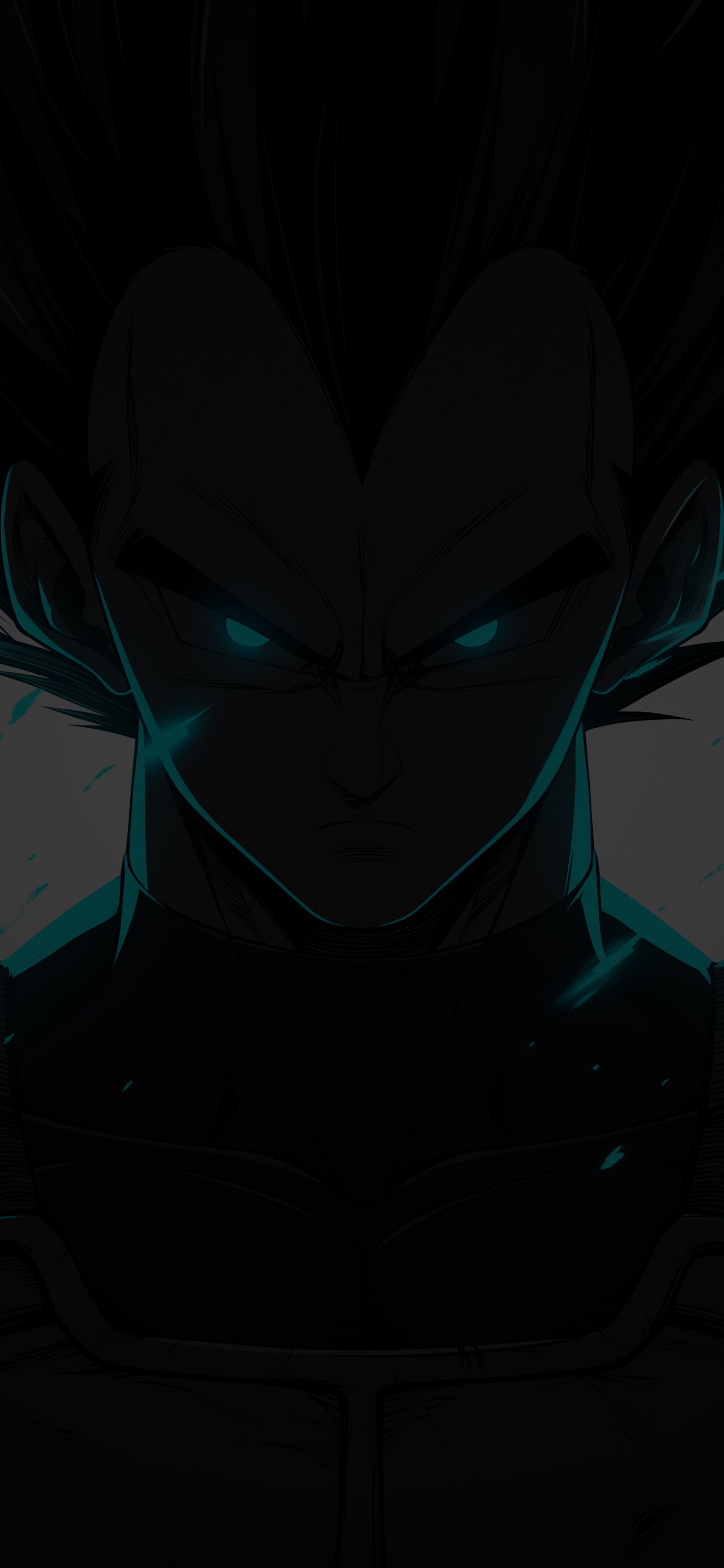 2000x4329 Vegeta Blue Glare Intimidating Wallpaper Anime Wallpaper