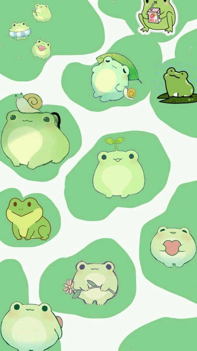 675x1200 Frog picture. Frog drawing, Cute frog wallpaper, Cute cartoon wallpaper