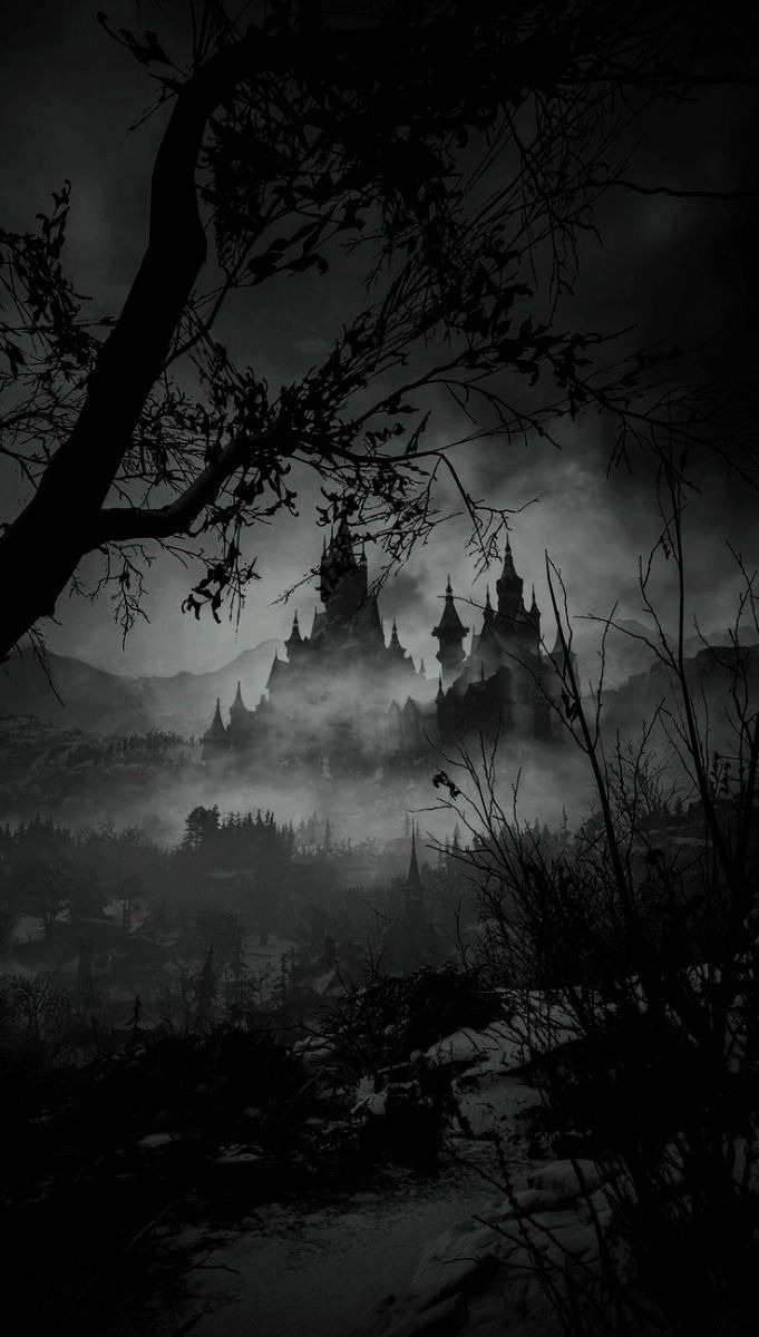 681x1200 Dark gothic scenery. Black castle wallpaper, Castle wallpaper dark, Dark fantasy art