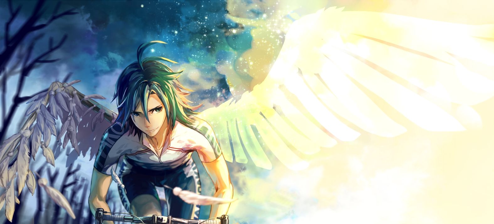 1574x715 Manami Sangaku Pedal by Pixiv Id 2649433 Anime Image Board