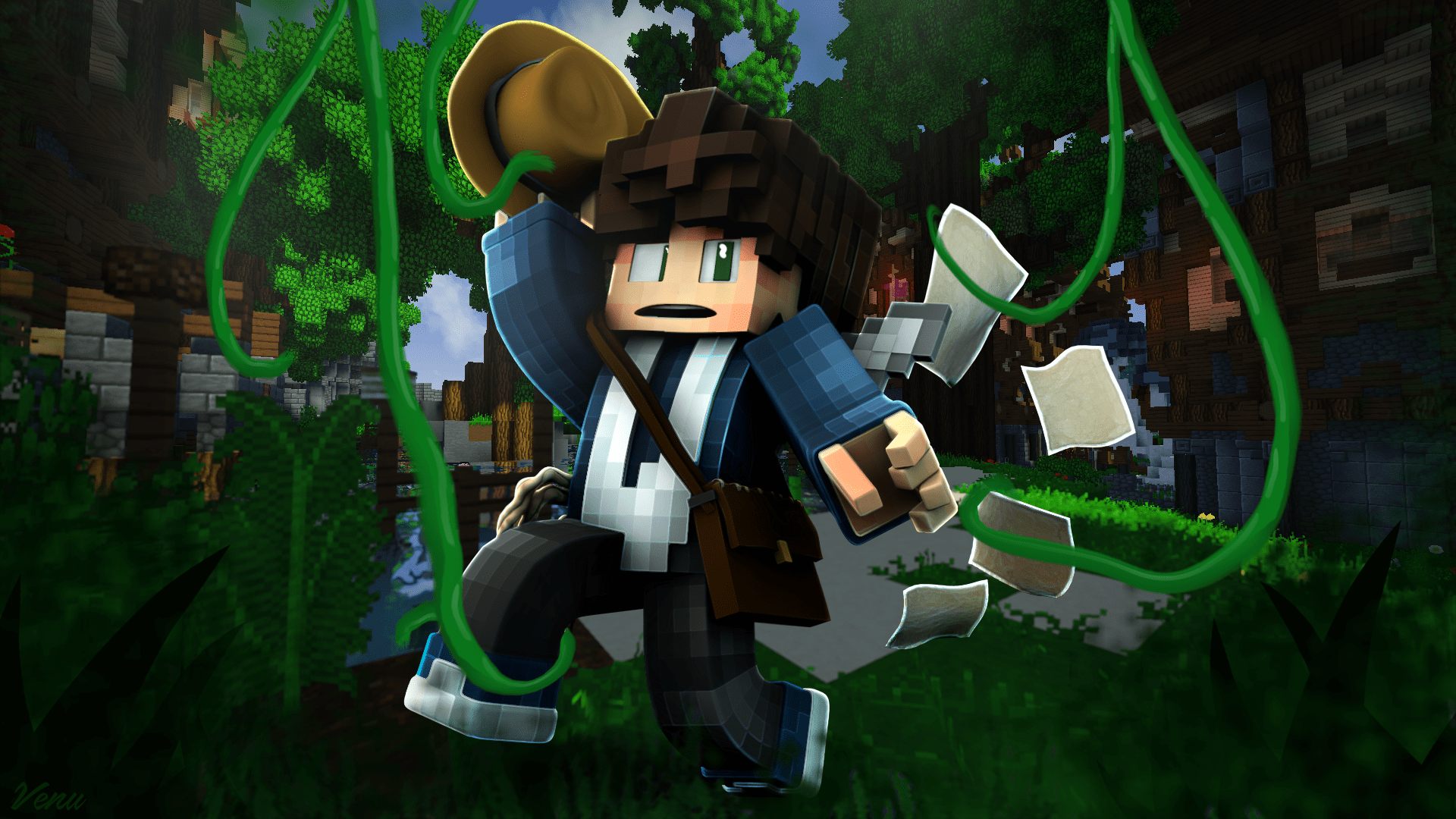 1920x1080 Minecraft Jungle