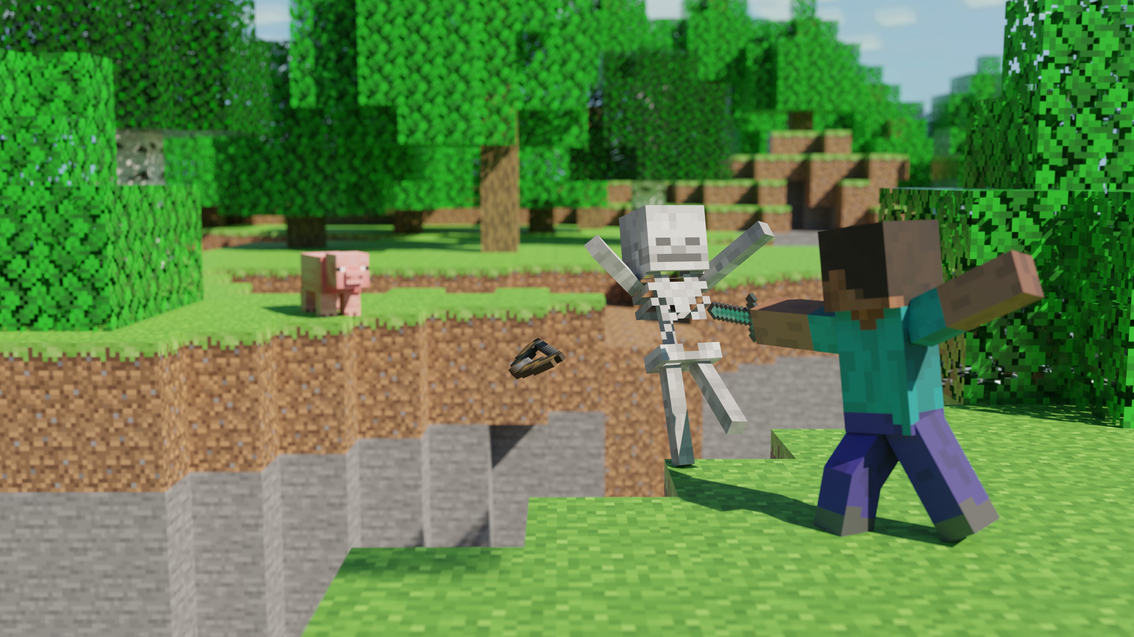 3840x2160 Minecraft Wallpaper