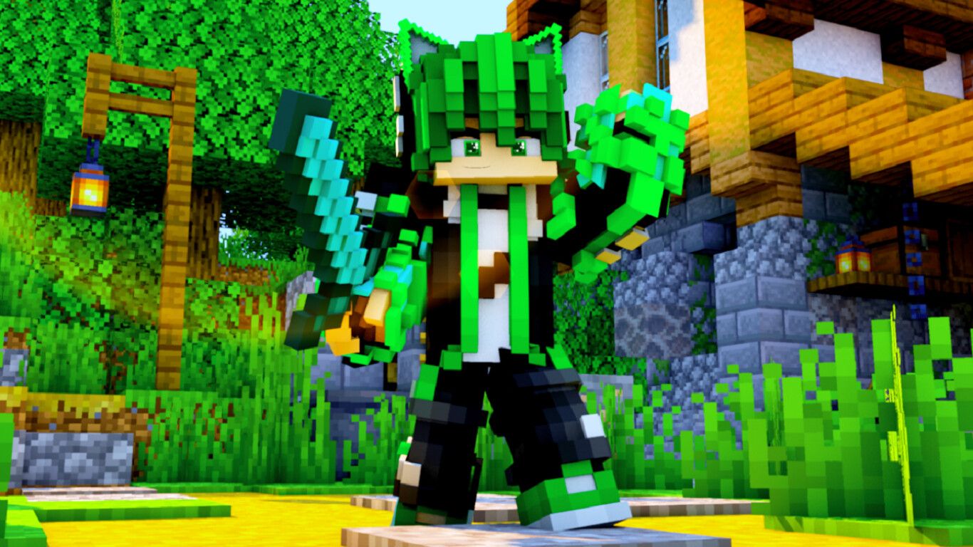 1366x768 My Photo ProfileMinecraft Render Pose