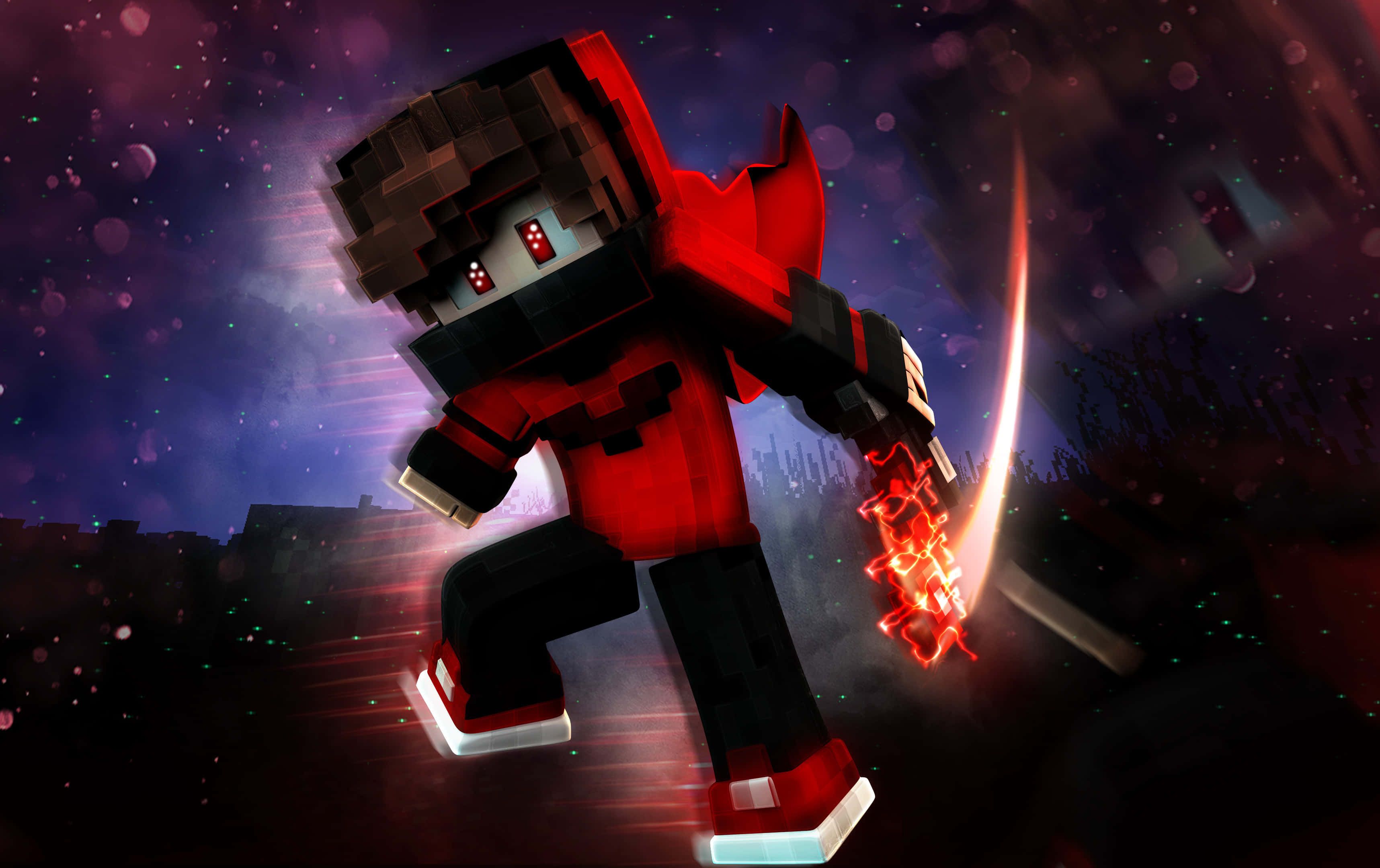 3433x2160 Download Your Favorite Minecraft YouTubers Gathered! Wallpaper