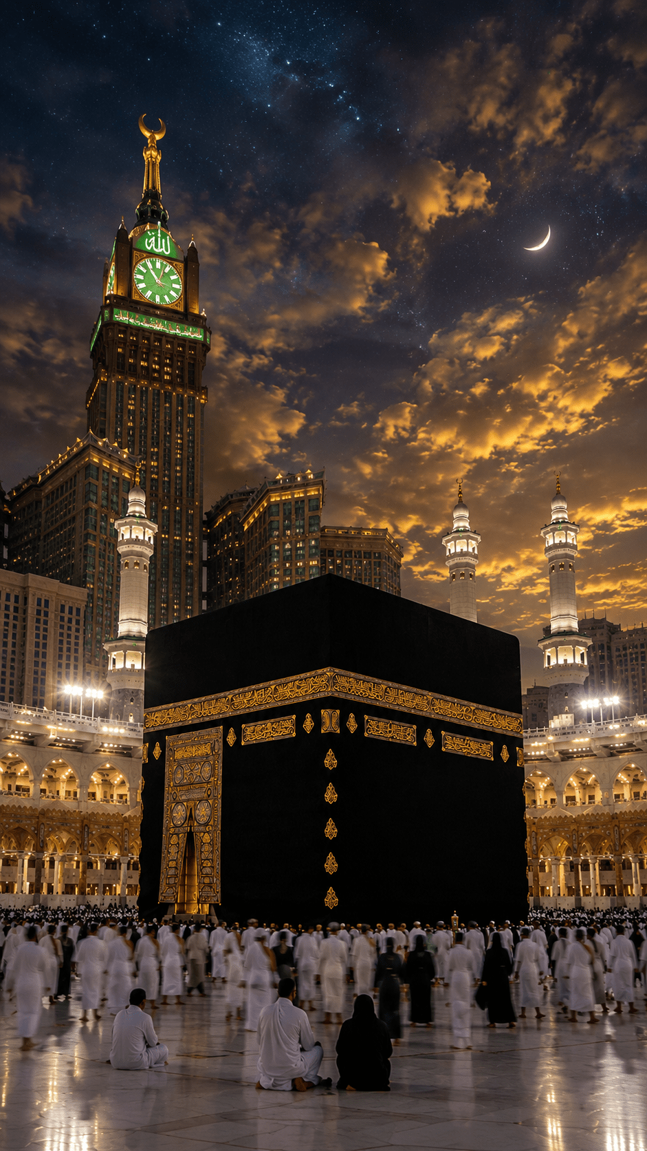 941x1672 Makka Madina HD Wallpaper 4k iPhone