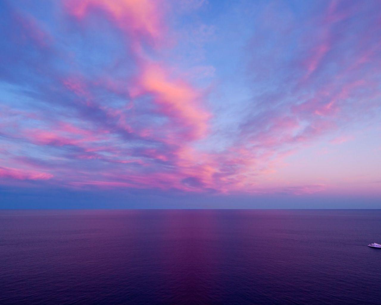 1280x1024 x Sea Purple Sky desktop PC and Mac wallpaper. Purple sky, Wallpaper, Spiritual wallpaper